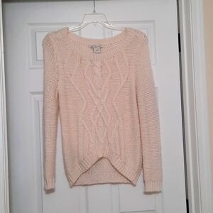 American Rag  Small Cream Chunky Crewneck Longsleeve Sweater